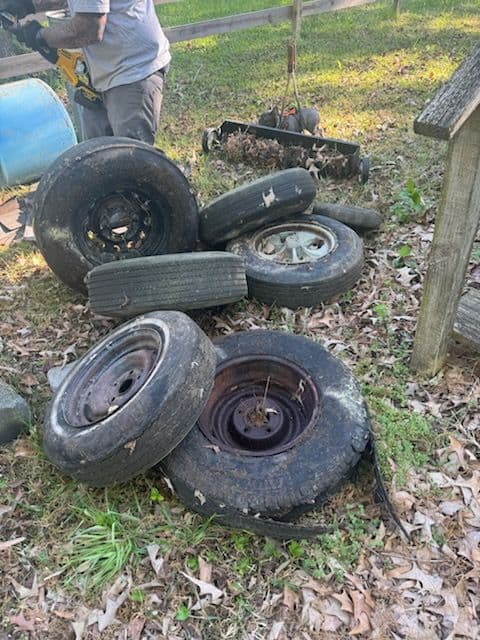 Project Farmhouse Yard Cleanup and Tire Removal image