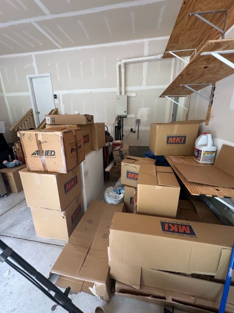 Gallery photos for Garage Transformation in Suburban Clean Out: Image #1